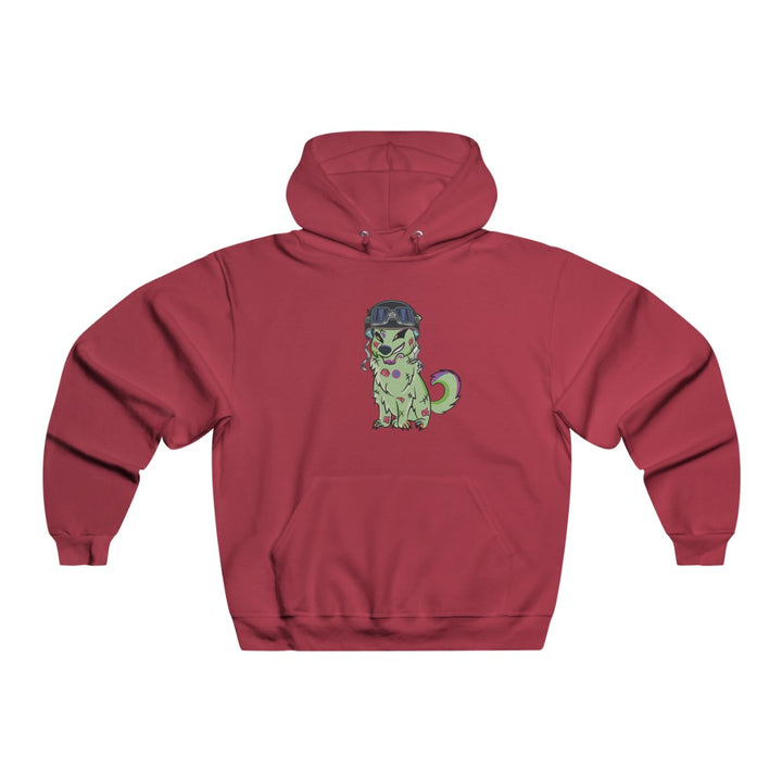 PSYCHO WOLF Men's Hooded Sweatshirt