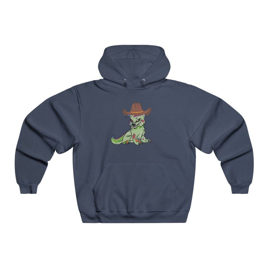 PSYCHO WOLF Men's Hooded Sweatshirt