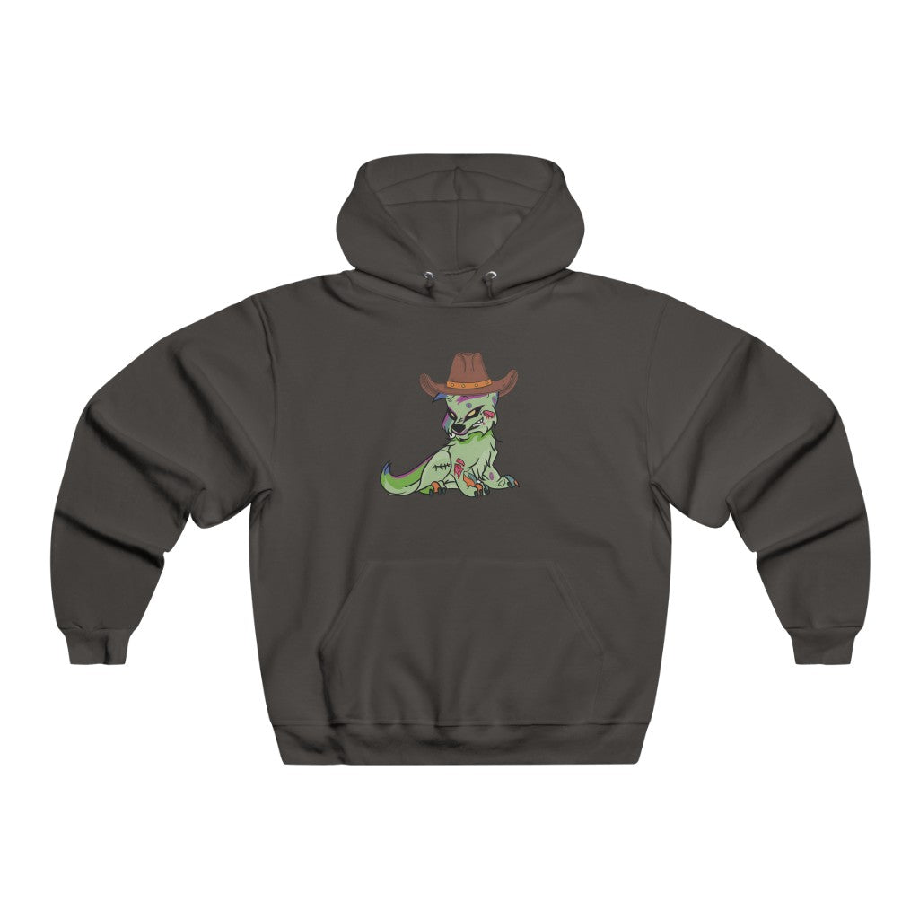 PSYCHO WOLF Men's Hooded Sweatshirt