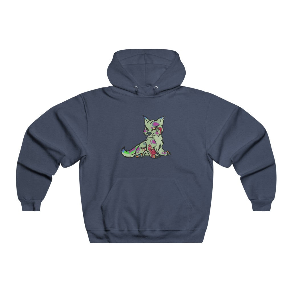 PSYCHO WOLF Men's Hooded Sweatshirt