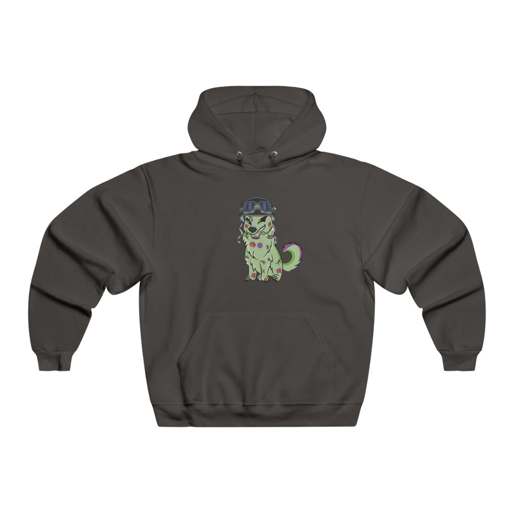 PSYCHO WOLF Men's Hooded Sweatshirt