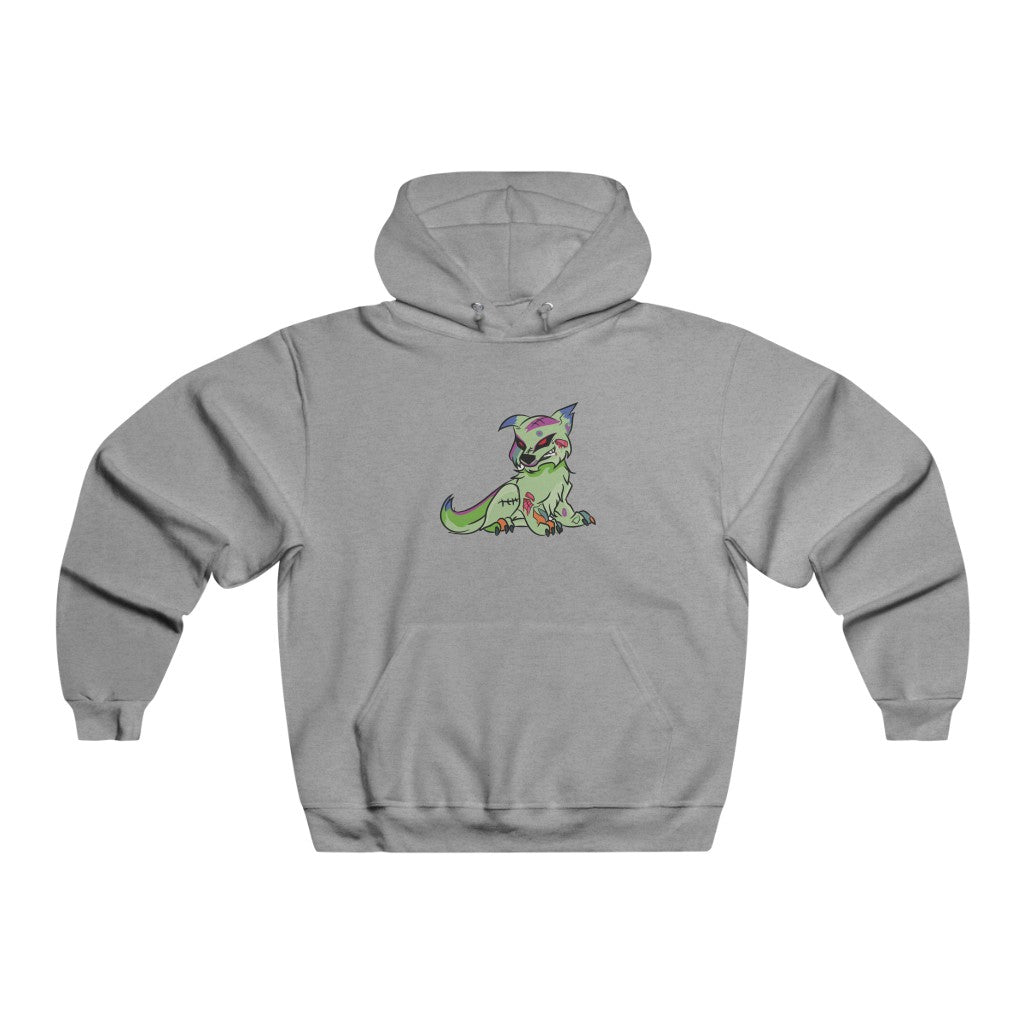 PSYCHO WOLF Men's Hooded Sweatshirt